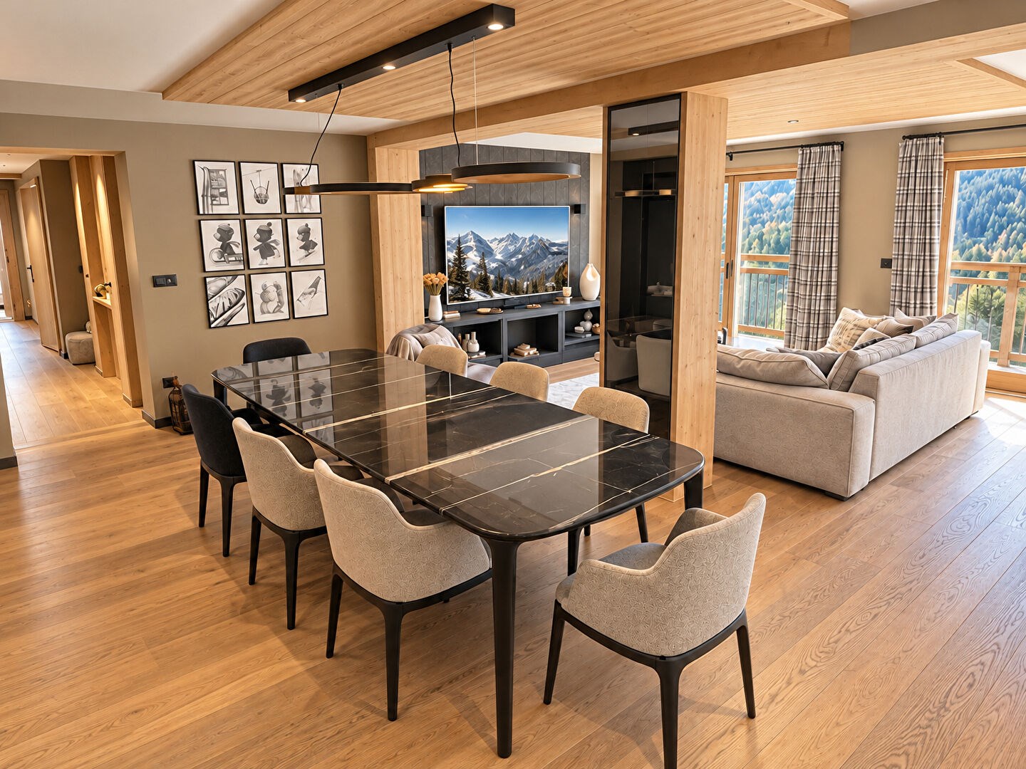 THE ELEGANCE OF A SKI-IN/SKI-OUT APARTMENT