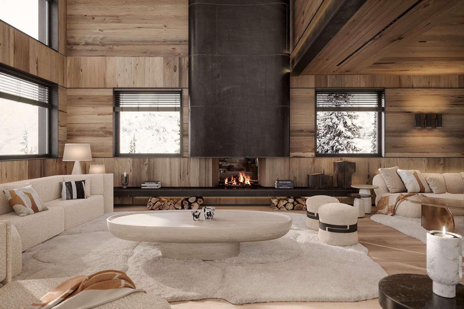 Chalets neufs à Megève, Rochebrune