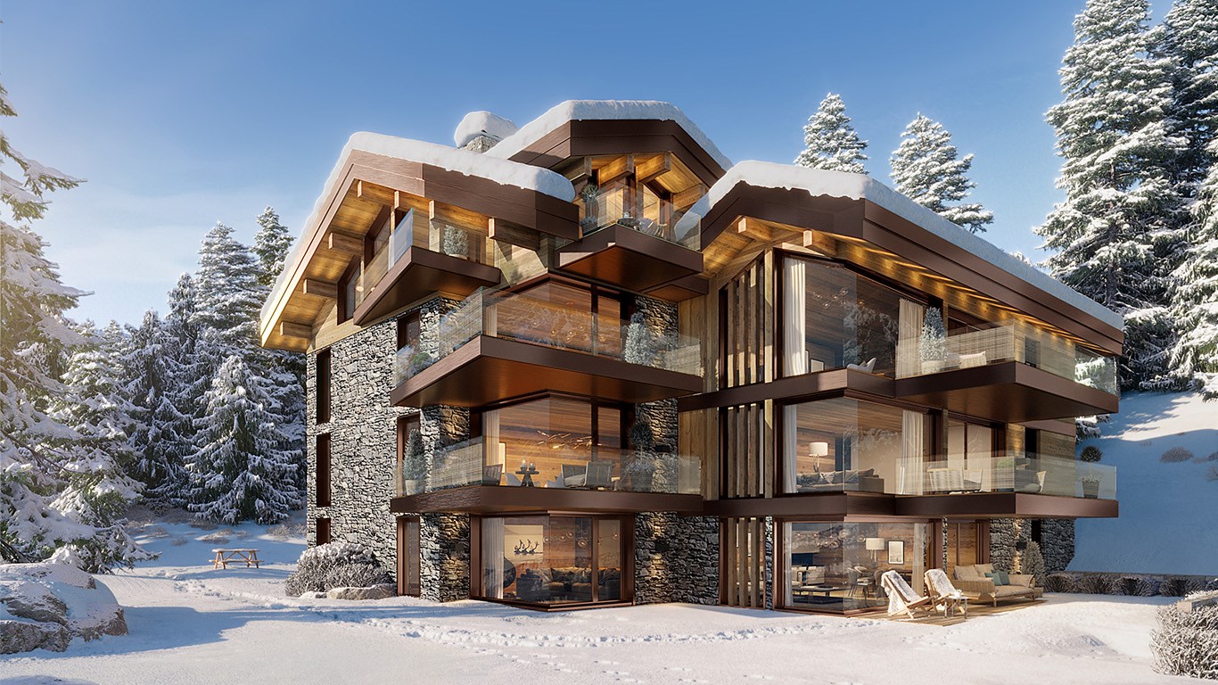 VALLAT met en oeuvre soVALLAT puts its know-how to work with chalet-apartmentsn savoir-faire avec des chalets-appartements