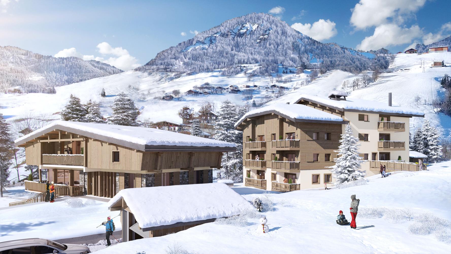 Apartment new property 4 rooms PRAZ SUR ARLY - 92.66m2 650 000 €-2