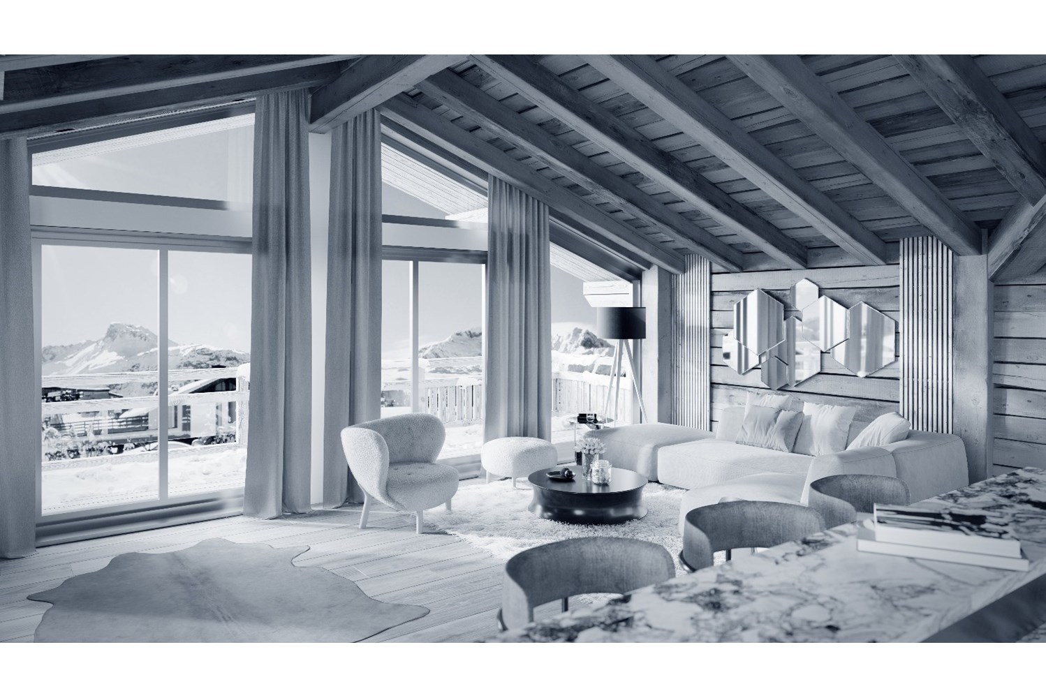 Appartement neuf 4 pièces COURCHEVEL VILLAGE - 123,2m2 2 745 000 €-3