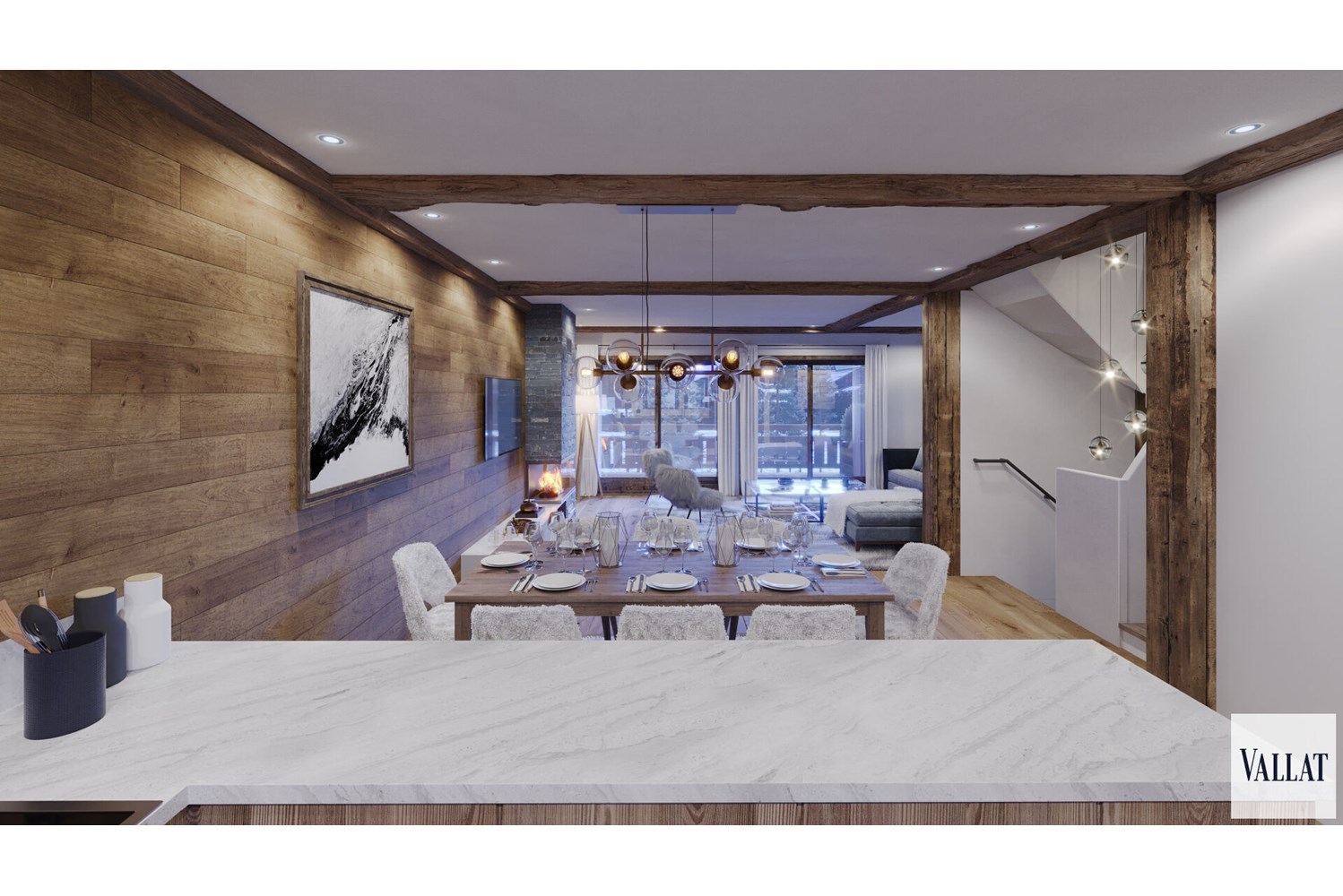 New development new property 6 rooms PRAZ SUR ARLY - 159.64m2 1 300 000 €-1