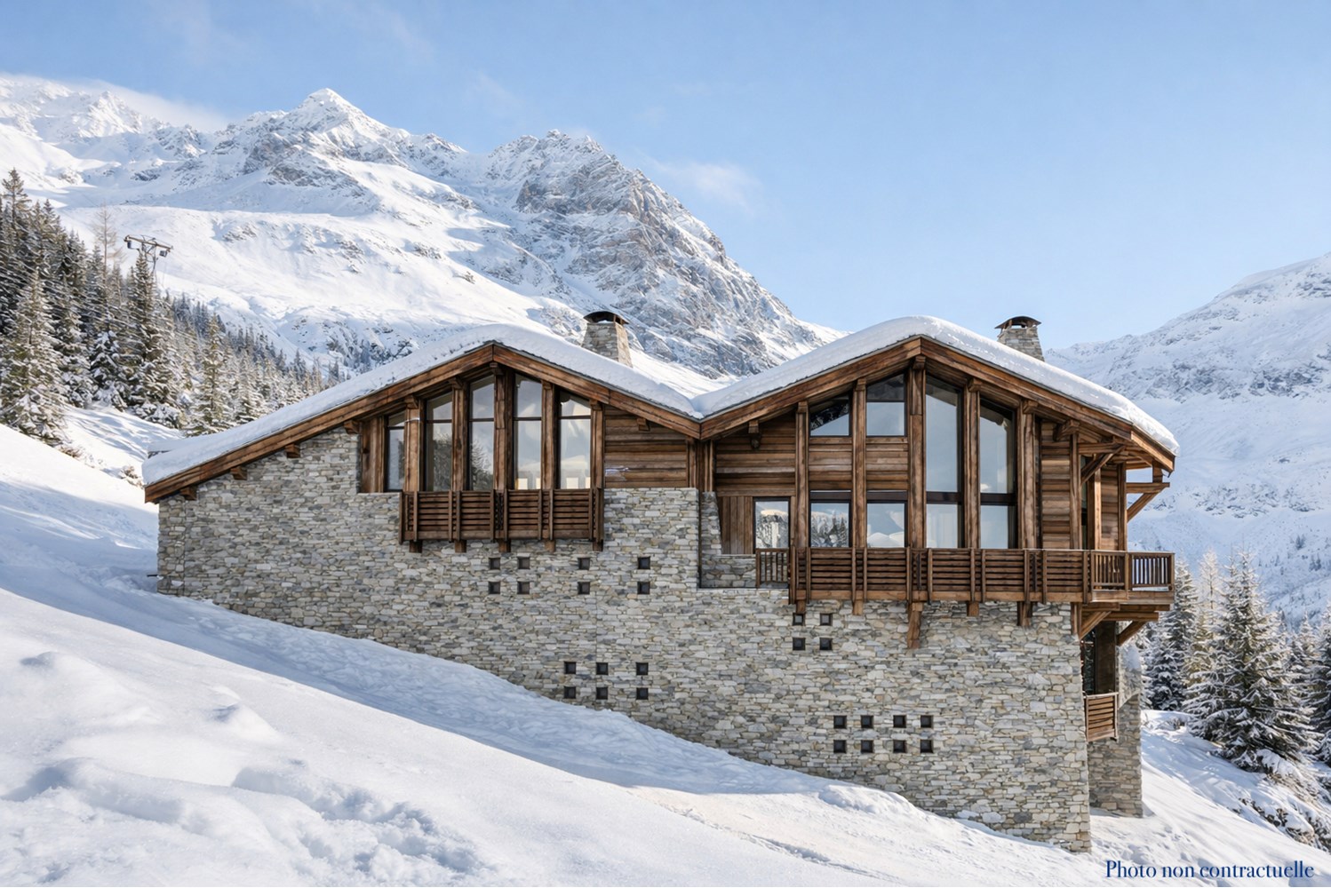 Chalet neuf 6 pièces VAL D ISERE - 170m2 5 900 000 €-3