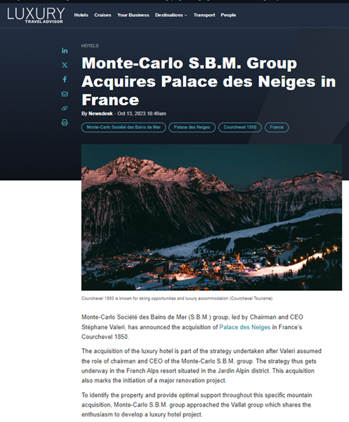 English parutions VALLAT X SBM - Palace des Neiges 